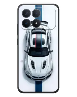 Чехол для Xiaomi Poco F8 Pro с картинкой «Вид сверху — BMW M»