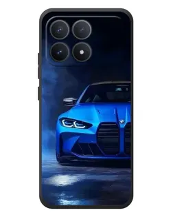 Чехол для Xiaomi Poco F8 Pro с картинкой «Голубая BMW M4» Чехол для Xiaomi Poco F8 Pro с картинкой «Голубая BMW M4»