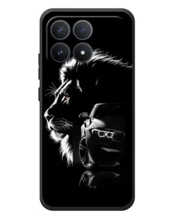 Чехол для Xiaomi Poco F8 Pro с картинкой «BMW и лев» Чехол для Xiaomi Poco F8 Pro с картинкой «BMW и лев»