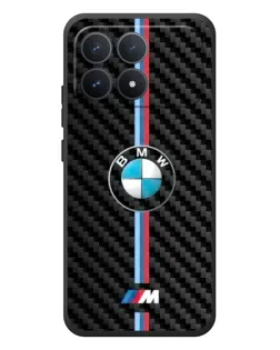 Чехол для Xiaomi Poco F8 Pro с картинкой «Эмблема BMW и карбон» Чехол для Xiaomi Poco F8 Pro с картинкой «Эмблема BMW и карбон»