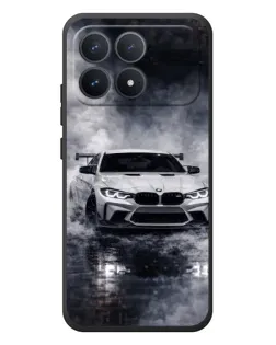 Чехол для Xiaomi Poco F8 Pro с картинкой «BMW сквозь туман» Чехол для Xiaomi Poco F8 Pro с картинкой «BMW сквозь туман»