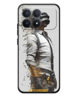 Чохол для Xiaomi Poco F8 Pro з картинкою «PUBG — боєць у пилу»