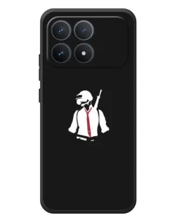 Чохол для Xiaomi Poco F8 Pro з картинкою «PUBG — силует воїна»