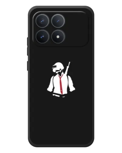Чохол для Xiaomi Poco F8 Pro з картинкою «PUBG — силует воїна» Чохол для Xiaomi Poco F8 Pro з картинкою «PUBG — силует воїна»