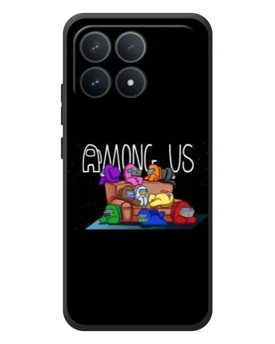 Чехол для Xiaomi Poco F8 Pro с картинкой «Логотип Among Us» Чехол для Xiaomi Poco F8 Pro с картинкой «Логотип Among Us»