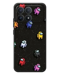 Чехол для Xiaomi Poco F8 Pro с картинкой «Космический паттерн Among Us» Чехол для Xiaomi Poco F8 Pro с картинкой «Космический паттерн Among Us»