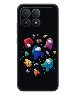 Чехол для Xiaomi Poco F8 Pro с картинкой «Among Us космос»