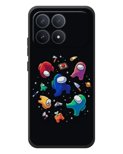 Чехол для Xiaomi Poco F8 Pro с картинкой «Among Us космос» Чехол для Xiaomi Poco F8 Pro с картинкой «Among Us космос»