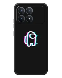 Чехол для Xiaomi Poco F8 Pro с картинкой «Among Us неон»