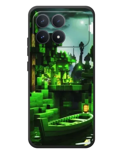 Чехол для Xiaomi Poco F8 Pro с картинкой «Minecraft лесной пейзаж» Чехол для Xiaomi Poco F8 Pro с картинкой «Minecraft лесной пейзаж»