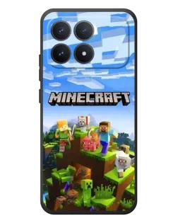 Чехол для Xiaomi Poco F8 Pro с картинкой «Minecraft классический мир» Чехол для Xiaomi Poco F8 Pro с картинкой «Minecraft классический мир»