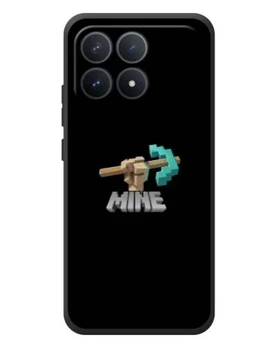 Чехол для Xiaomi Poco F8 Pro с картинкой «Алмазная кирка» Чехол для Xiaomi Poco F8 Pro с картинкой «Алмазная кирка»
