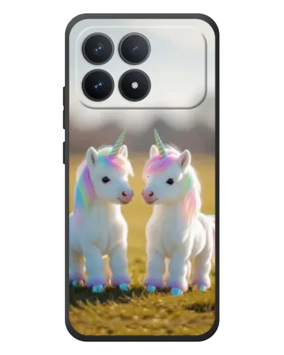 Чехол для Xiaomi Poco F8 Pro с картинкой «Пара единорогов» Чехол для Xiaomi Poco F8 Pro с картинкой «Пара единорогов»