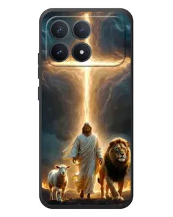 Чехол для Xiaomi Poco F8 Pro с картинкой «Лев Иуды и Свет»