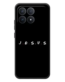 Чехол для Xiaomi Poco F8 Pro с картинкой «Точки веры J.E.S.U.S.»