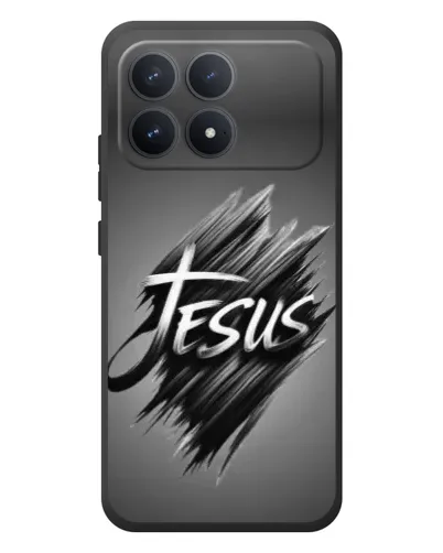 Чехол для Xiaomi Poco F8 Pro с картинкой «Надпись Jesus Graffiti» Чехол для Xiaomi Poco F8 Pro с картинкой «Надпись Jesus Graffiti»