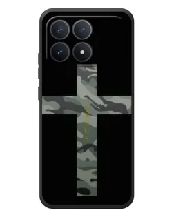 Чехол для Xiaomi Poco F8 Pro с картинкой «Милитари Крест»