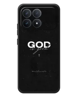 Чехол для Xiaomi Poco F8 Pro с картинкой «GOD — Бог над всем»