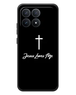 Чехол для Xiaomi Poco F8 Pro с картинкой «Иисус любит тебя»