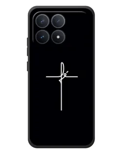 Чехол для Xiaomi Poco F8 Pro с картинкой «Тонкий крест»