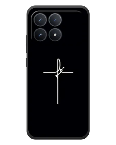 Чехол для Xiaomi Poco F8 Pro с картинкой «Тонкий крест» Чехол для Xiaomi Poco F8 Pro с картинкой «Тонкий крест»
