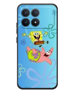 Чехол для Xiaomi Poco F8 Pro с картинкой «Спанч Боб и Патрик» Чехол для Xiaomi Poco F8 Pro с картинкой «Спанч Боб и Патрик»
