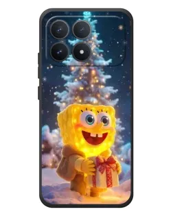 Чехол для Xiaomi Poco F8 Pro с картинкой «Рождественский Спанч Боб» Чехол для Xiaomi Poco F8 Pro с картинкой «Рождественский Спанч Боб»
