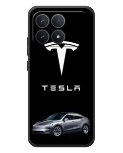 Чехол для Xiaomi Poco F8 Pro с картинкой «Tesla Model Y»