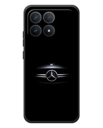 Чехол для Xiaomi Poco F8 Pro с картинкой «Mercedes — абстрактные линии»
