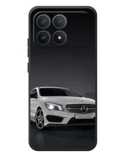 Чехол для Xiaomi Poco F8 Pro с картинкой «Mercedes AMG GT Silver»