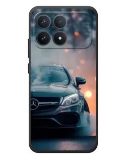 Чехол для Xiaomi Poco F8 Pro с картинкой «Mercedes — ночной город»