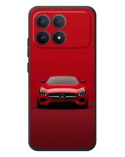 Чехол для Xiaomi Poco F8 Pro с картинкой «Красный Mercedes AMG»