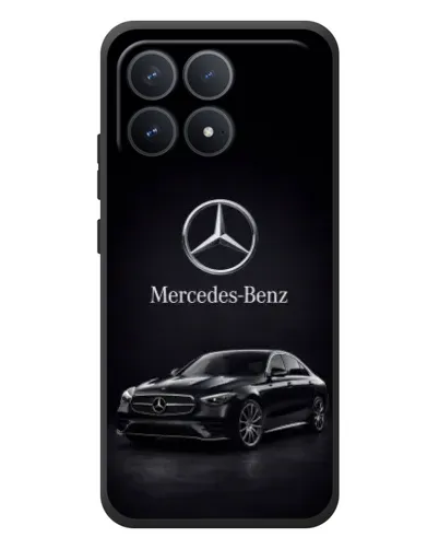 Чехол для Xiaomi Poco F8 Pro с картинкой «Mercedes — решетка радиатора»