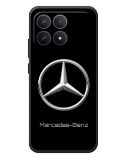 Чехол для Xiaomi Poco F8 Pro с картинкой «Mercedes Silver Logo»