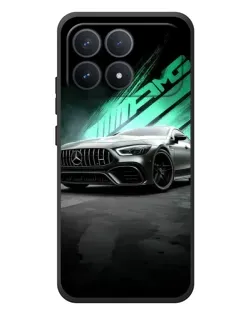 Чехол для Xiaomi Poco F8 Pro с картинкой «Темный Mercedes AMG»