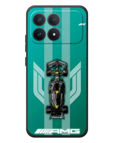 Чехол для Xiaomi Poco F8 Pro с картинкой «Mercedes AMG Petronas»