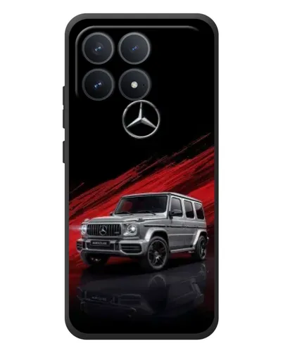 Чехол для Xiaomi Poco F8 Pro с картинкой «Mercedes G-Class красный»