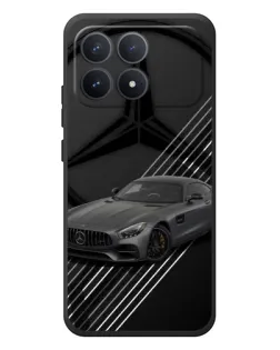 Чехол для Xiaomi Poco F8 Pro с картинкой «Mercedes AMG — графика»