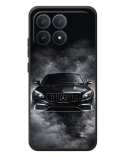 Чехол для Xiaomi Poco F8 Pro с картинкой «Mercedes в дыму»