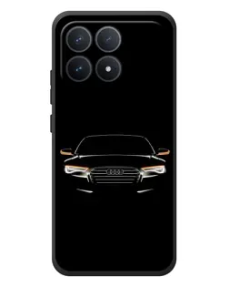 Чехол для Xiaomi Poco F8 Pro с картинкой «Audi — ночной контур»