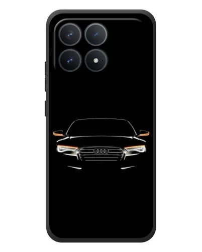 Чехол для Xiaomi Poco F8 Pro с картинкой «Audi — ночной контур» Чехол для Xiaomi Poco F8 Pro с картинкой «Audi — ночной контур»
