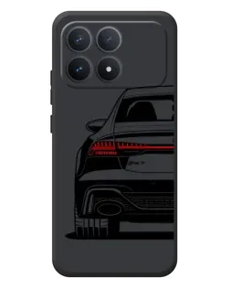 Чехол для Xiaomi Poco F8 Pro с картинкой «Задняя часть Audi — арт»