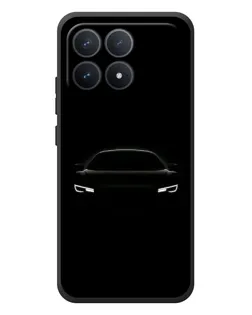 Чехол для Xiaomi Poco F8 Pro с картинкой «Взгляд Audi в темноте»