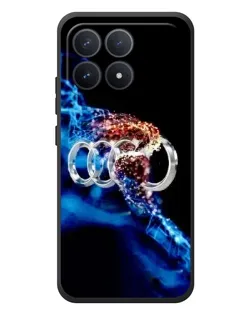 Чехол для Xiaomi Poco F8 Pro с картинкой «Энергия лого Audi»