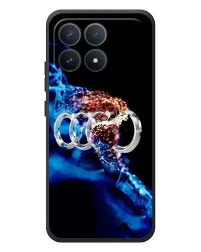 Чехол для Xiaomi Poco F8 Pro с картинкой «Энергия лого Audi» Чехол для Xiaomi Poco F8 Pro с картинкой «Энергия лого Audi»