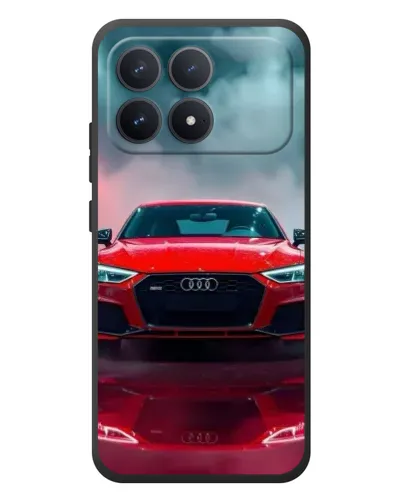 Чехол для Xiaomi Poco F8 Pro с картинкой «Audi RS — красный стиль» Чехол для Xiaomi Poco F8 Pro с картинкой «Audi RS — красный стиль»