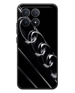 Чехол для Xiaomi Poco F8 Pro с картинкой «Audi — абстрактные кольца»