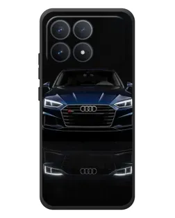 Чехол для Xiaomi Poco F8 Pro с картинкой «Audi — ночное отражение»