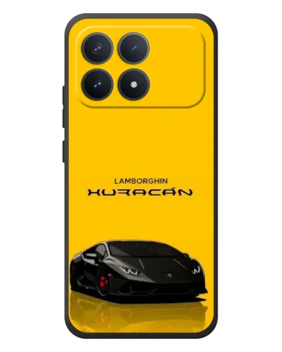 Чехол для Xiaomi Poco F8 Pro с картинкой «Lamborghini Huracan черный»
