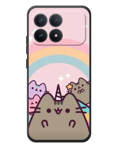 Чехол для Xiaomi Poco F8 Pro с картинкой «Единорог Pusheen» Чехол для Xiaomi Poco F8 Pro с картинкой «Единорог Pusheen»